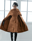 Hollinger Cape in Faux Suede - Nina Nieves