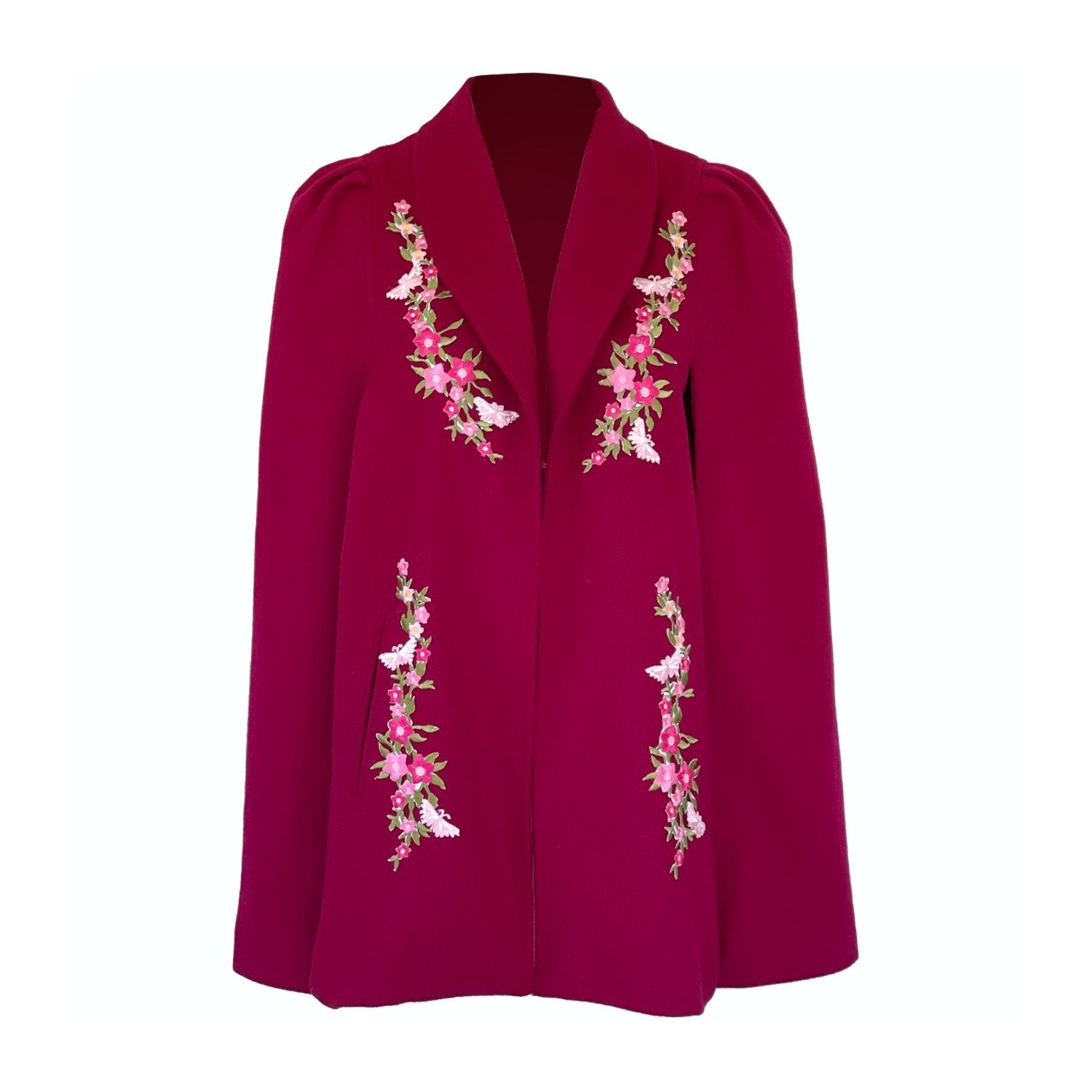 Posy Cape in Fuchsia - Nina Nieves