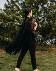 Siena Silk Chiffon Cape - Nina Nieves