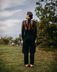 Siena Silk Chiffon Cape - Nina Nieves