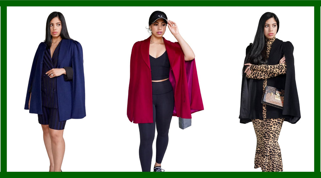 3 Ways to Style Your Cape With Carolina Real - Nina Nieves