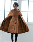 Hollinger Cape in Faux Suede - Nina Nieves