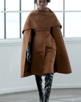 Hollinger Cape in Faux Suede - Nina Nieves