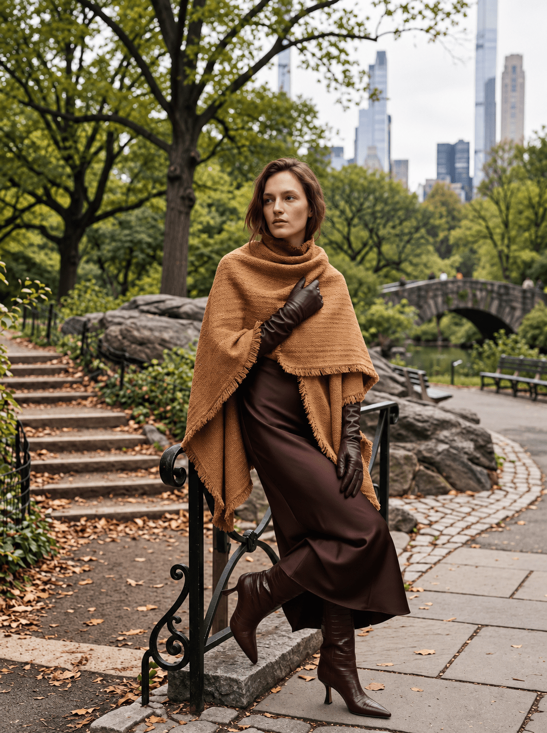 Margot Heritage Tweed Wrap - Nina Nieves
