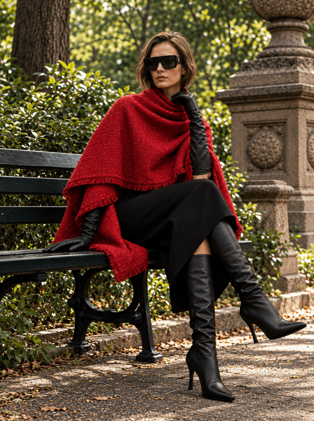 Roma Heritage Tweed Wrap - Nina Nieves