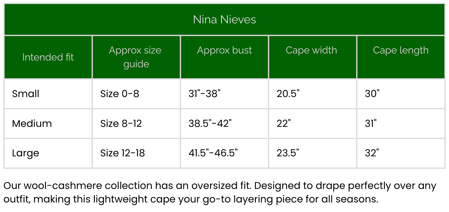 Marina Cape in Navy - Nina Nieves