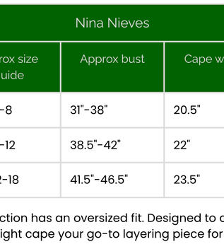 Shop Nina Nieves' Beautifully Crafted Luxury Capes